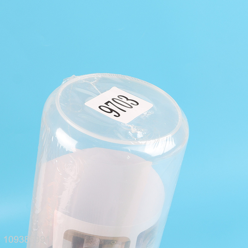 Factory direct sale round plastic sealed storage jar