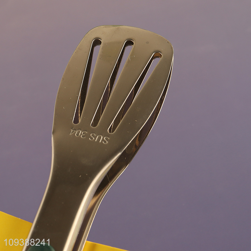 Top quality kitchen stainless steel food tongs food clips