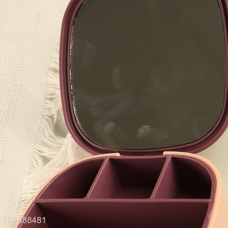Factory direct sale makeup mirror cosmetic mirror with storage box