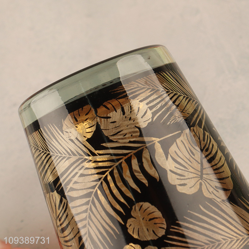 China wholesale tabletop decor glass candle jar holder