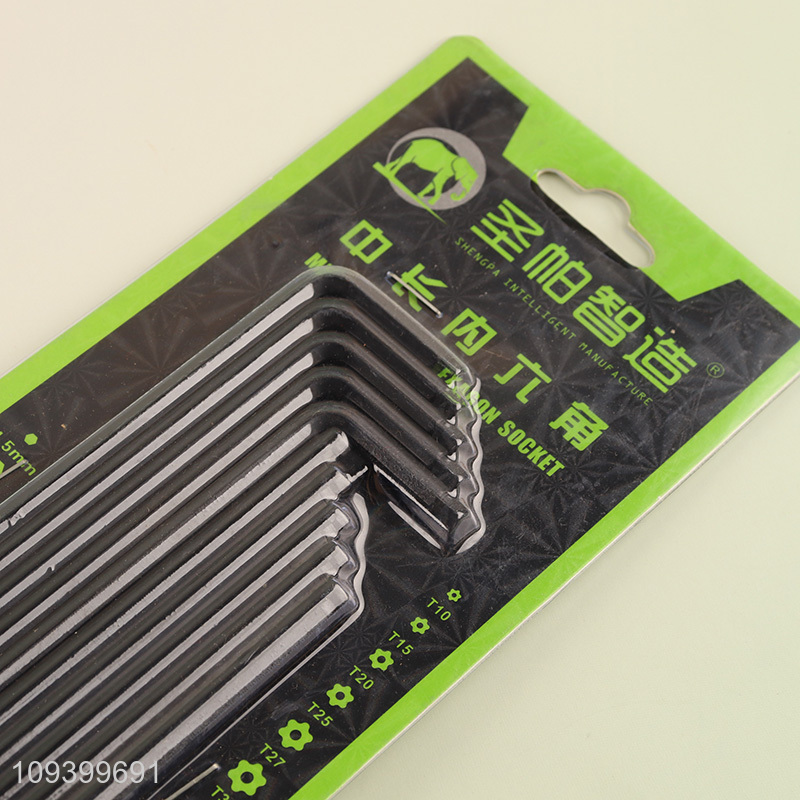 Low price hex key set for assembly work