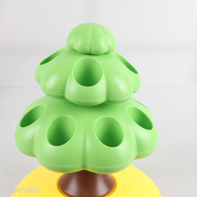 Low price tree fruit fishing stacking toy