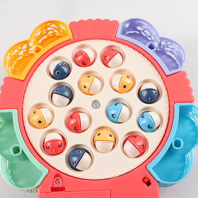 China products children fishing toy with music
