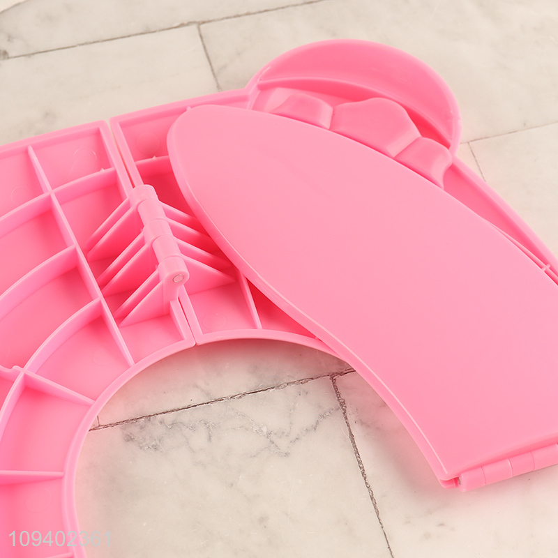 Good quality foldable kids toilet seat training seat