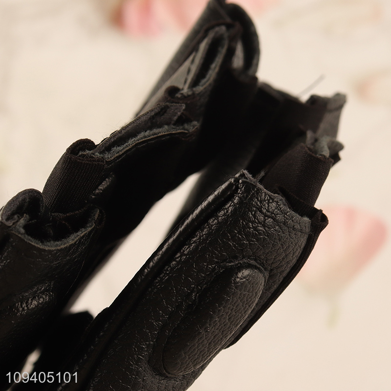 Good selling black half finger tactical gloves