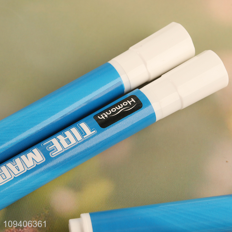 Low price 4pcs waterproof white tire marker