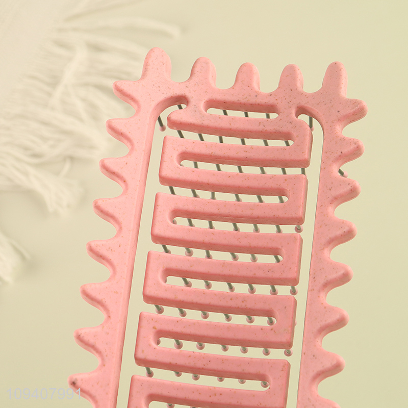 Low price wide teeth hollow hair comb hair brush