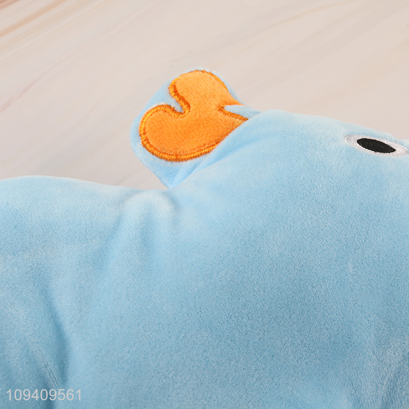 New arrival duck shape polyester baby pillow
