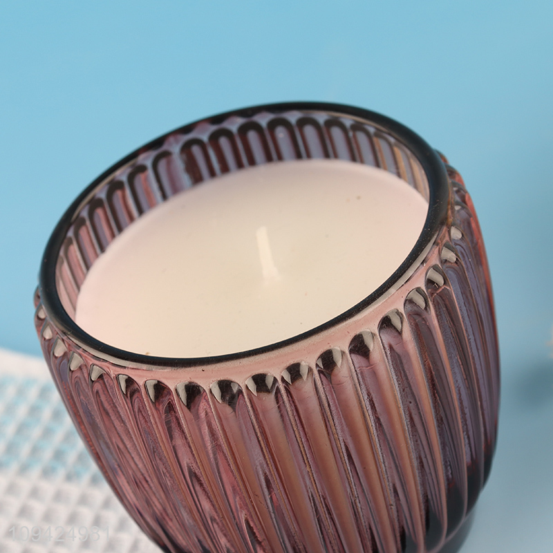 Popular products home decor glass cup candle scented candle