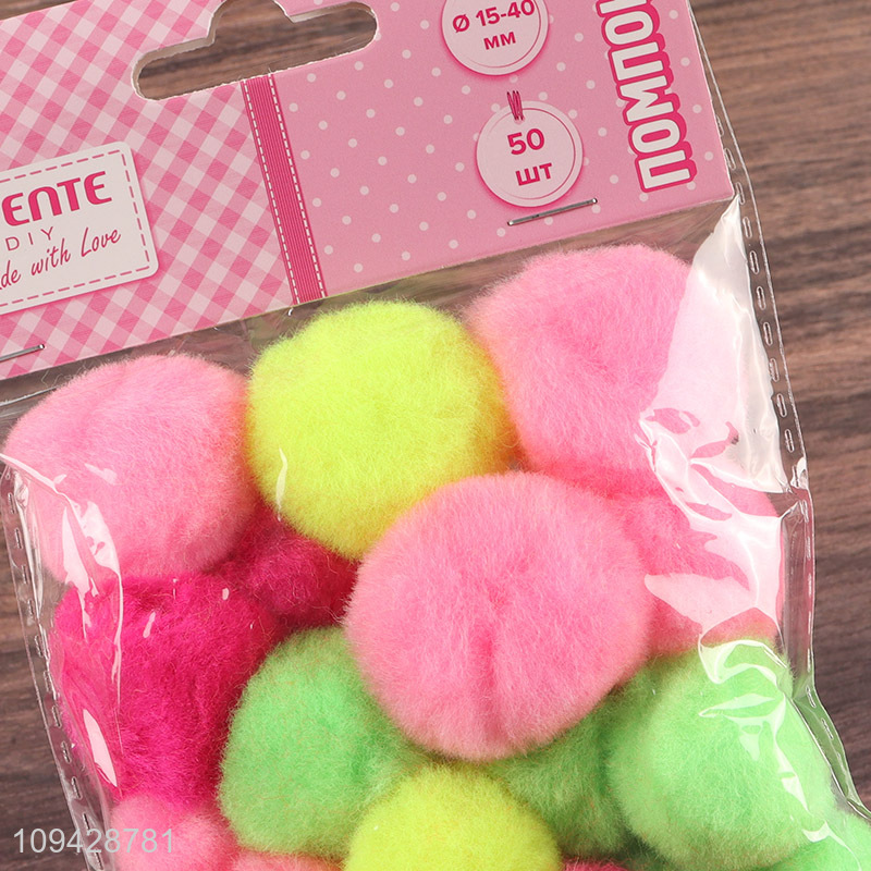 Wholesale Assorted Sizes Craft Pom Poms Balls