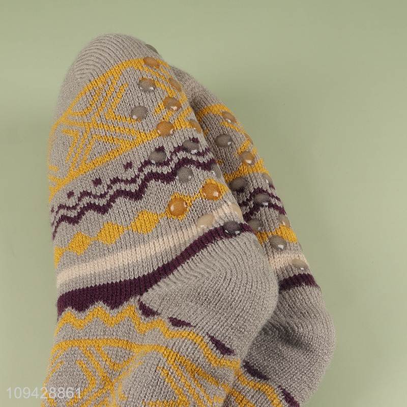 China wholesale warm winter home slipper socks