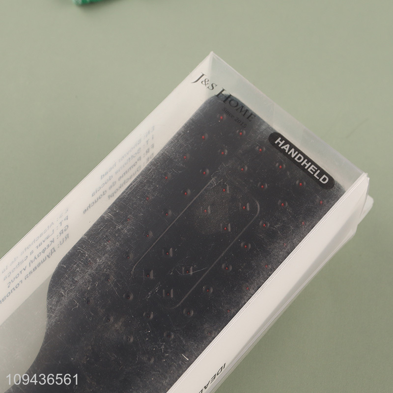 Factory direct sale rectangle black handheld shower head wholesale