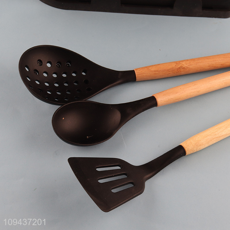Top products black 19pcs kitchen utensil set