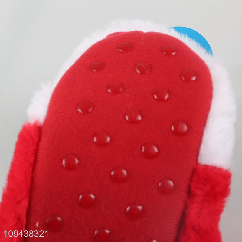 Top quality Christmas series polyester home floor slippers