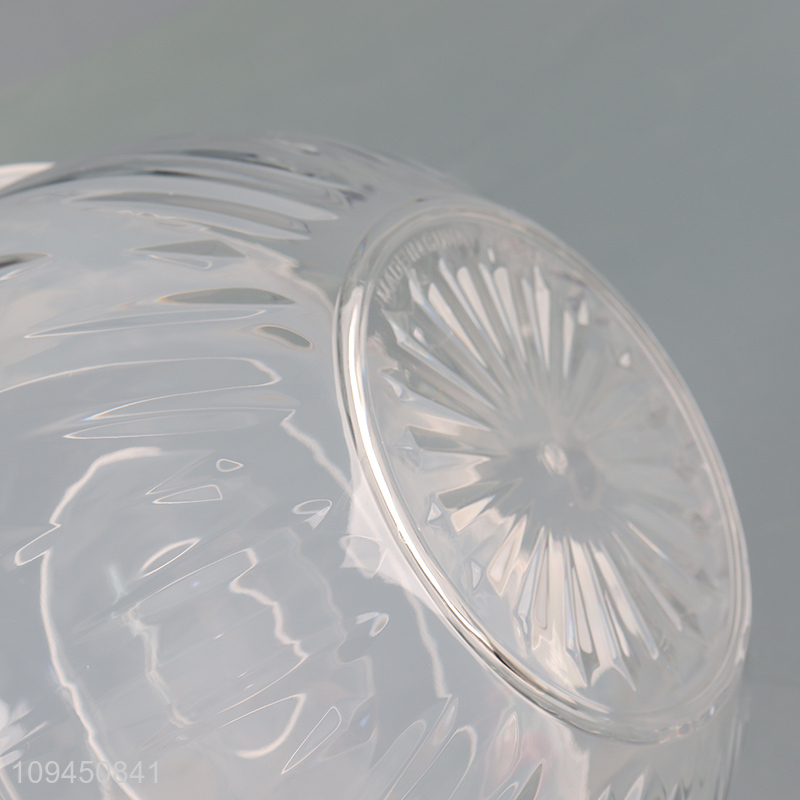 Popular products clear round salad bowl preservation bowl