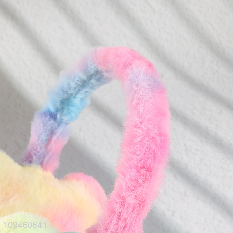 Wholesale heart shape earmuffs ear warmers for winter