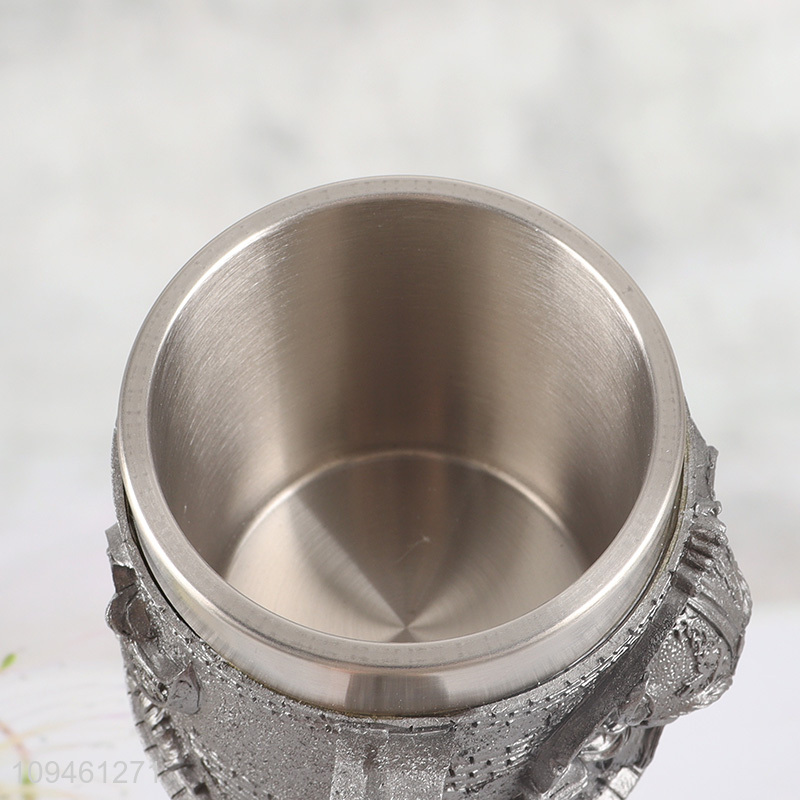 China wholesale 450ml resin stainless steel water mug