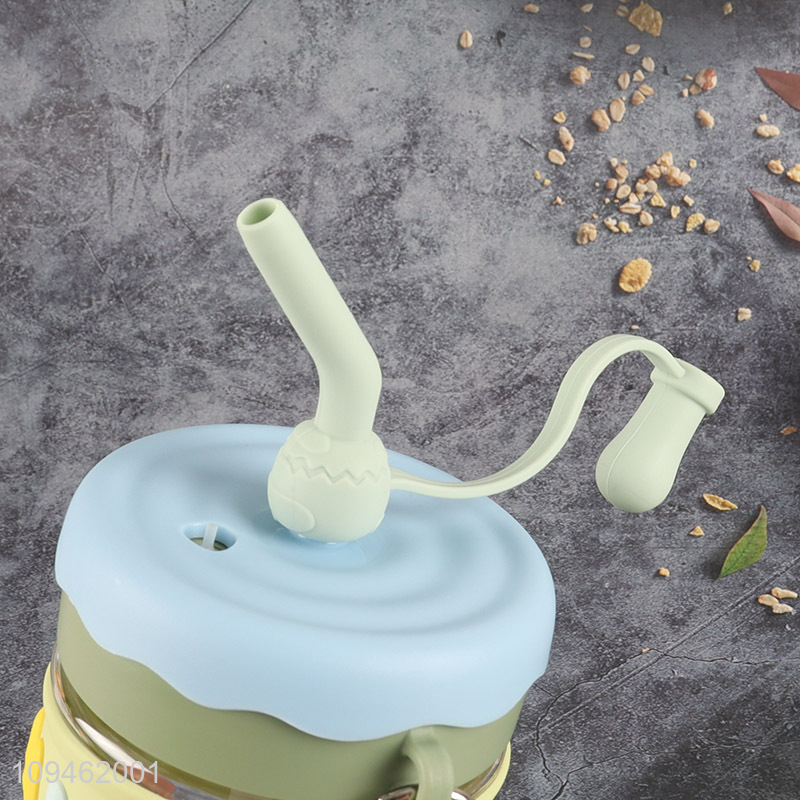 Low price plastic water bottle straw cup