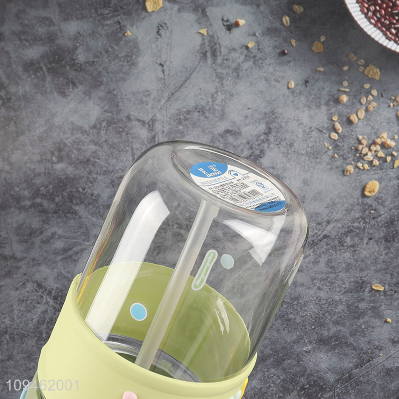 Low price plastic water bottle straw cup