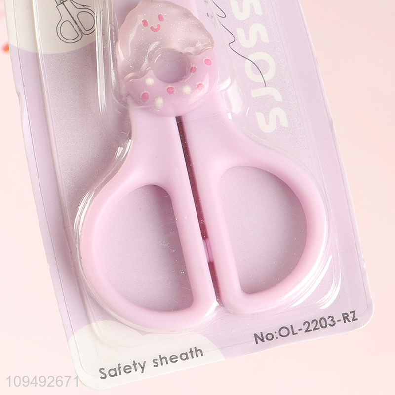 Latest products   cartoon safety paper scissors for students