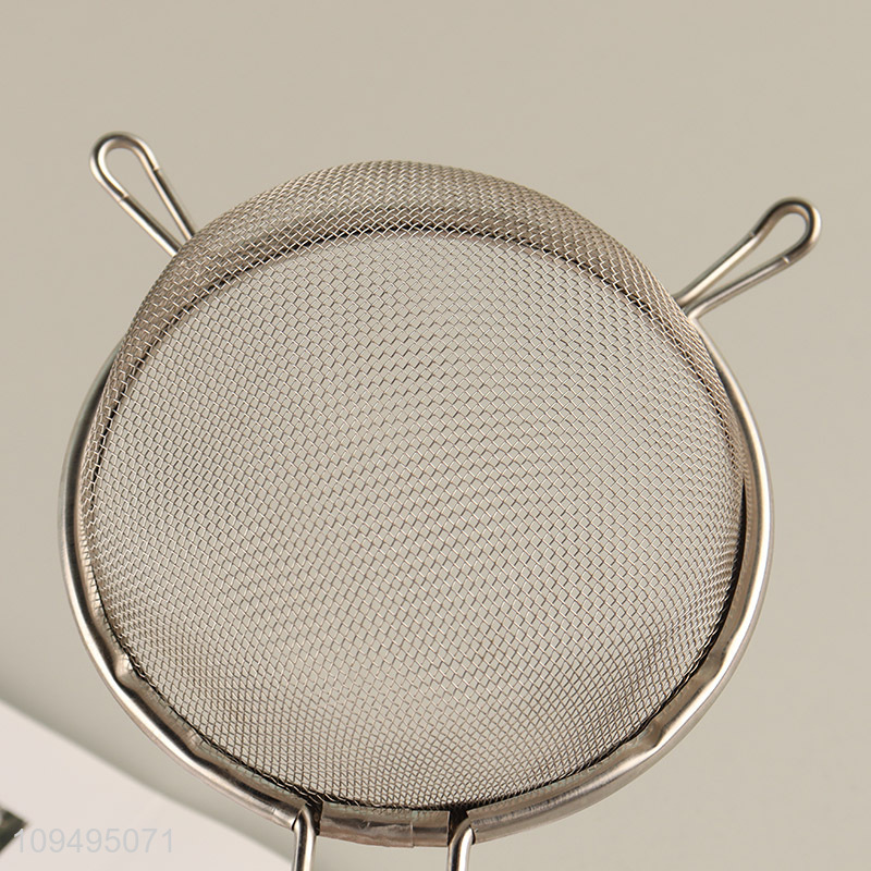 Hot sale kitchen stainless steel fine mesh strainer