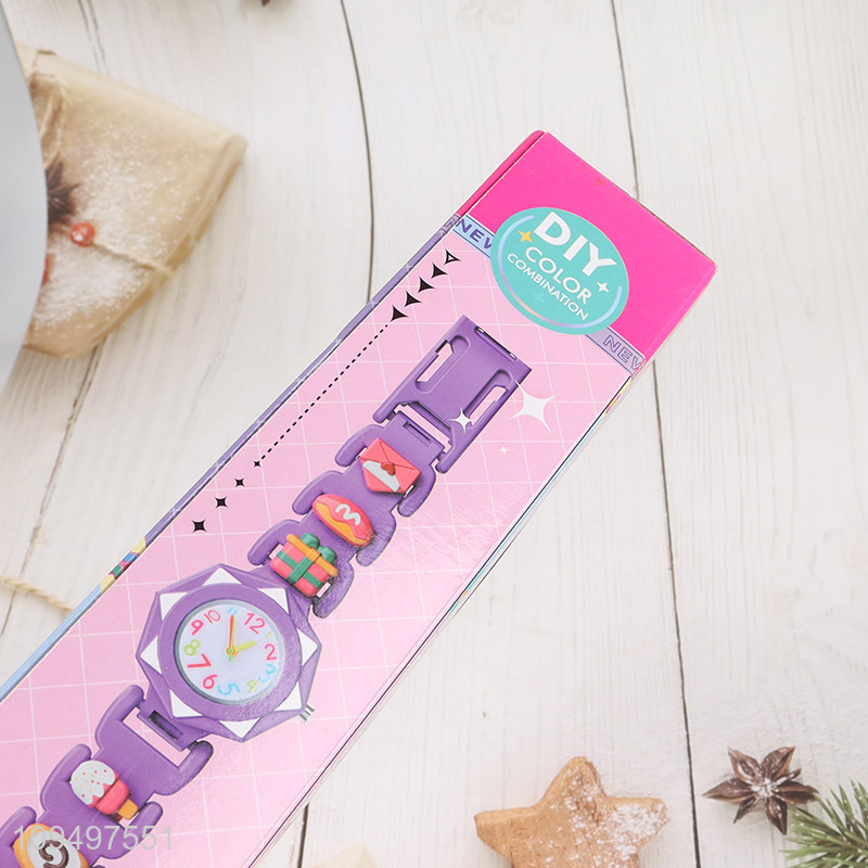 New arrival kids diy fashion watch making kit