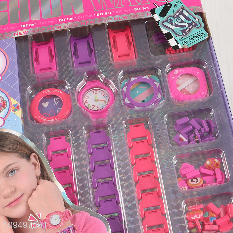 New arrival kids diy fashion watch making kit