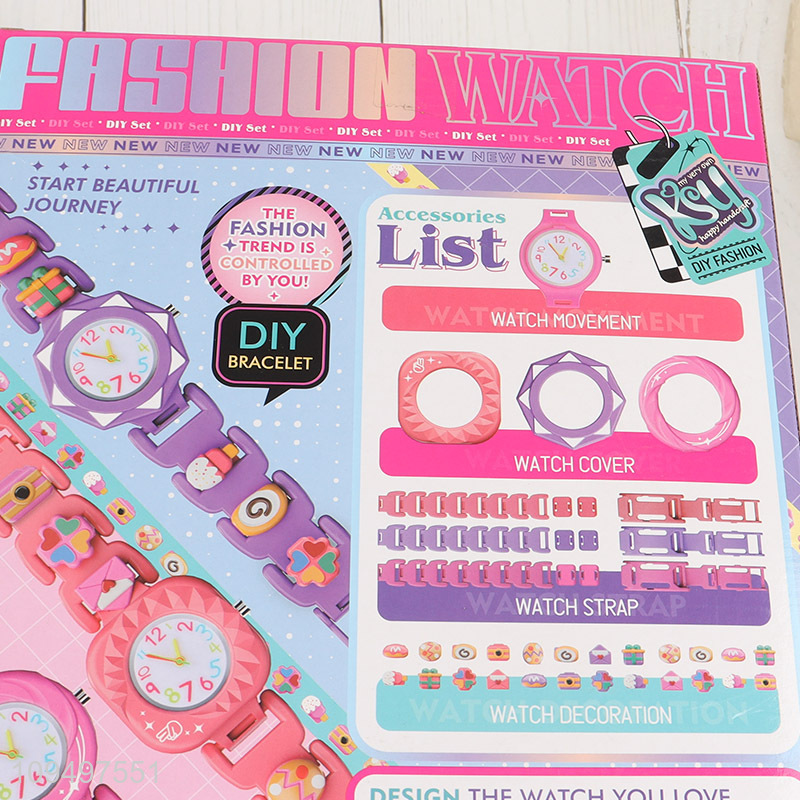 New arrival kids diy fashion watch making kit