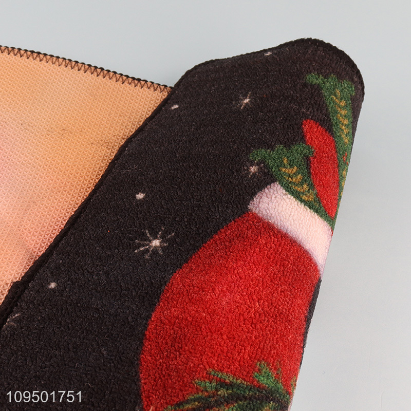 Latest products christmas floor mat door mat
