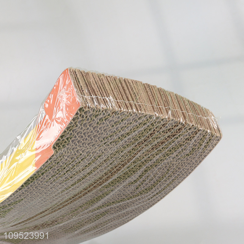 Top selling S curve corrugated paper durable cat scratcher pad