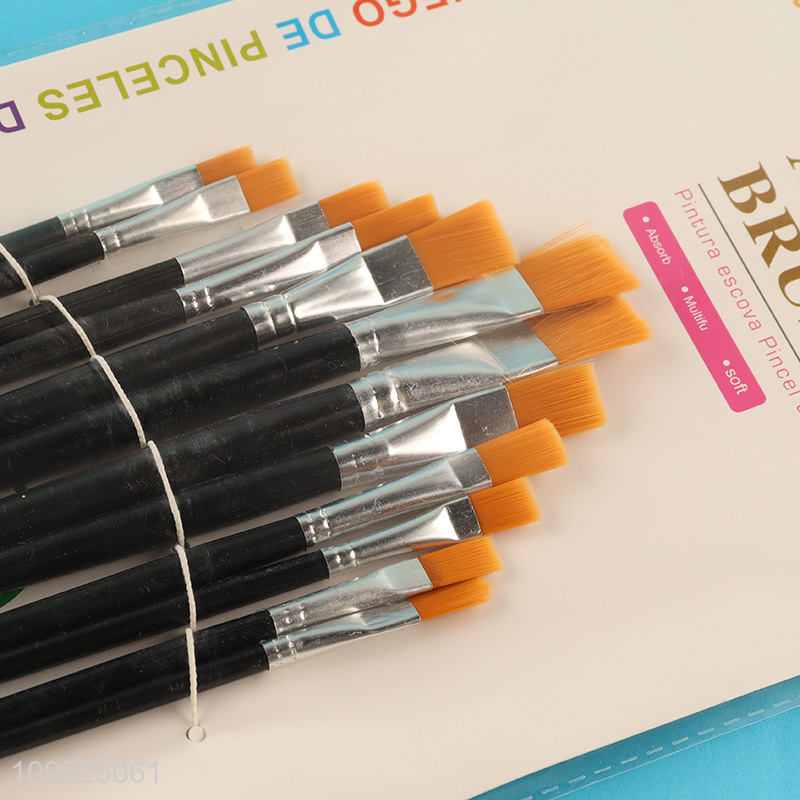 Top sale 12pcs watercolor paint brush kit