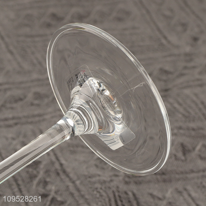 Top selling clear glass champagne cup goblet cup wholesale