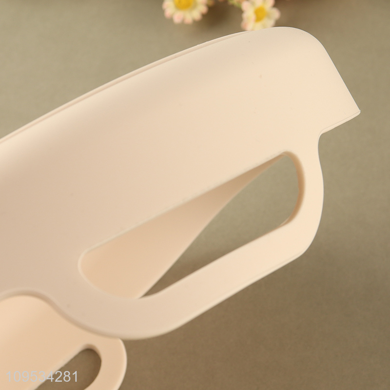 Top sale silicone dumpling plate with handle