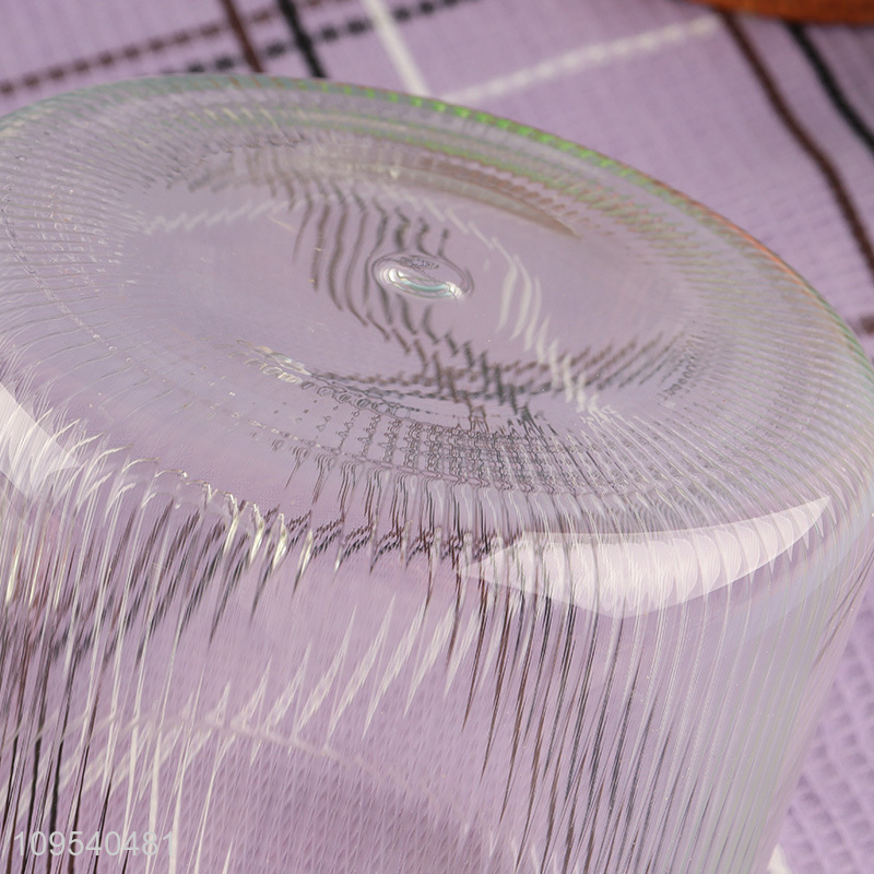 China factory round double ear glass pot for sale