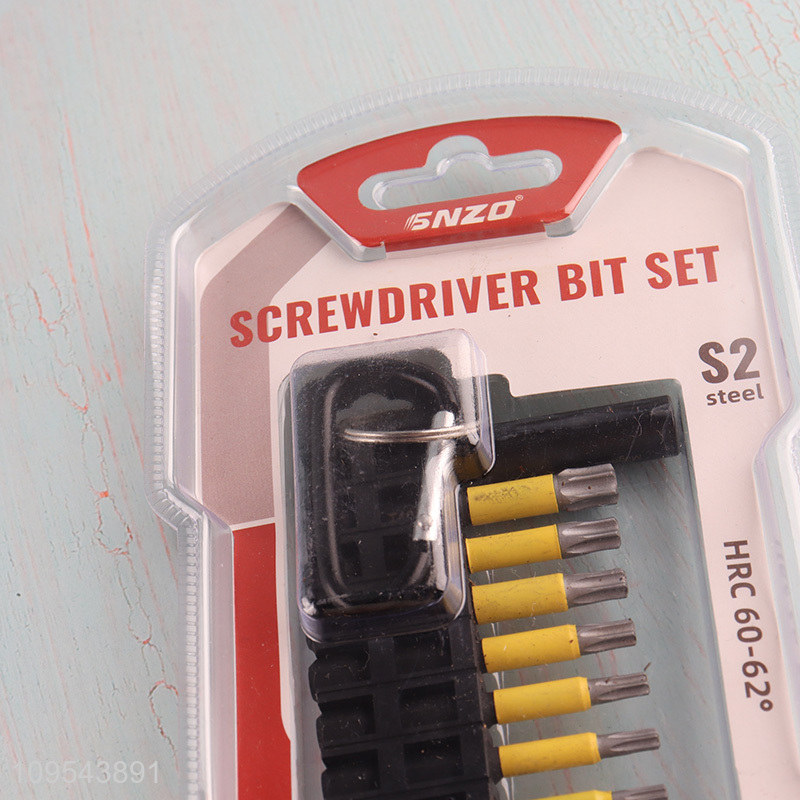 China wholesale 10pcs screwdriver bit set for hardware