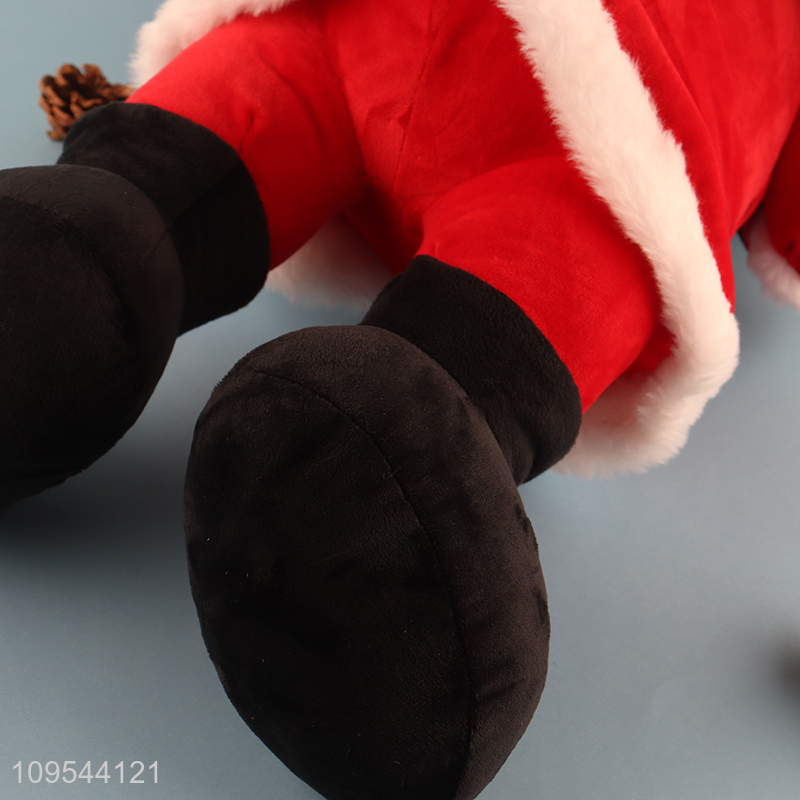 Latest products   cute santa claus plush toys for xmas decor